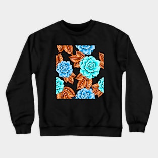 Flower Patterns Crewneck Sweatshirt